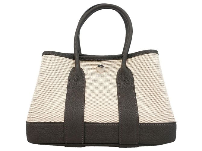 Hermès Sac à main Hermes Neo Garden Marron - vue 8