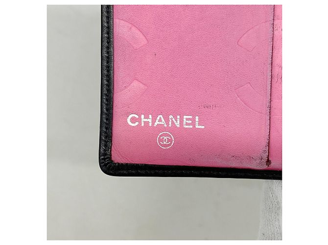 Carteira Chanel Cambon em pele de cordeiro Preto - vista 4