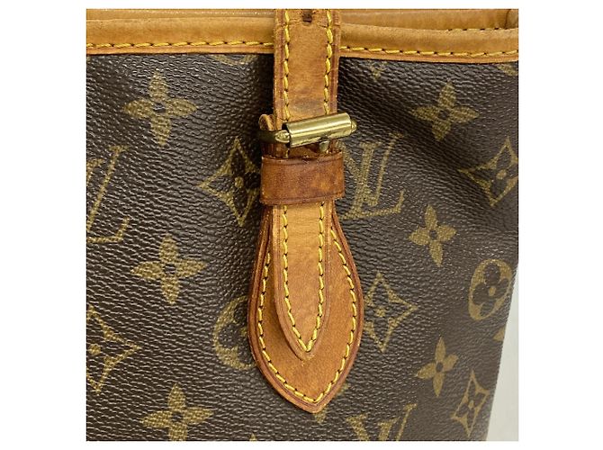 Louis Vuitton Monogram Bucket PM Tote Bag Braun - Ansicht 10