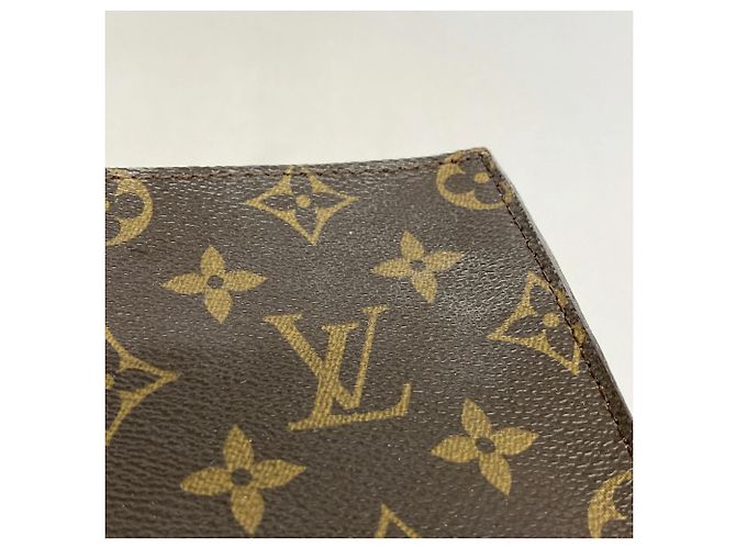 Louis Vuitton Monogram Bucket PM Tote Bag Braun - Ansicht 11
