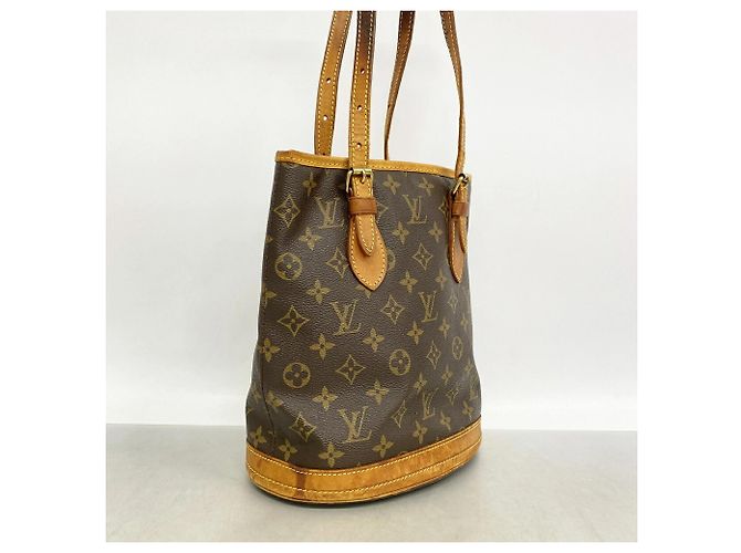 Louis Vuitton Monogram Bucket PM Tote Bag Braun - Ansicht 2