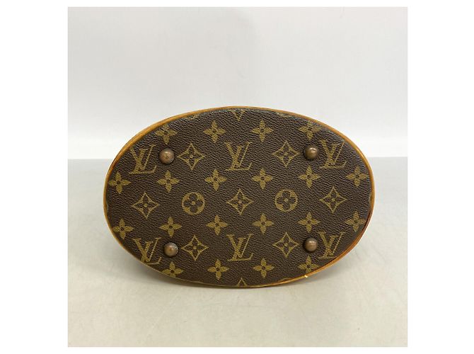 Louis Vuitton Monogram Bucket PM Tote Bag Braun - Ansicht 3