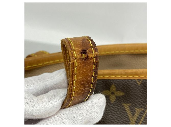 Louis Vuitton Monogram Bucket PM Tote Bag Braun - Ansicht 6