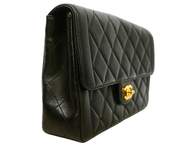 Borsa a tracolla Chanel Matelassé Nero - vista 2