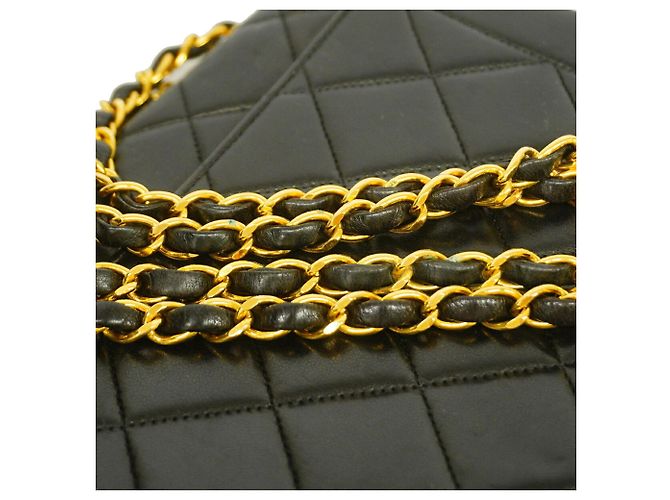 Borsa a tracolla Chanel Matelassé Nero - vista 9