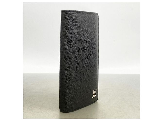 Louis Vuitton Taiga Portefeuille Brazza Long Wallet Preto - vista 2