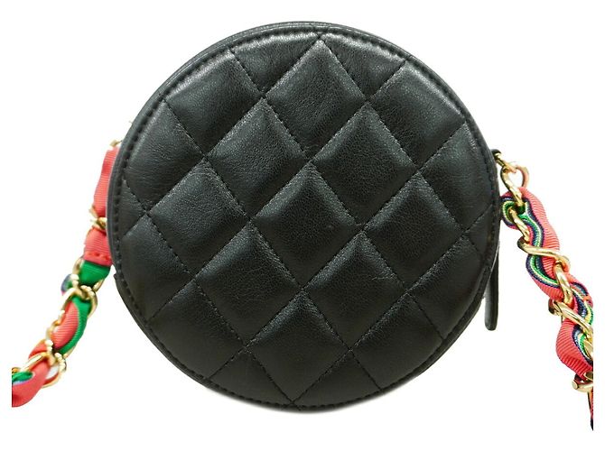 Borsa a tracolla Chanel Matelassé con catena Nero - vista 7