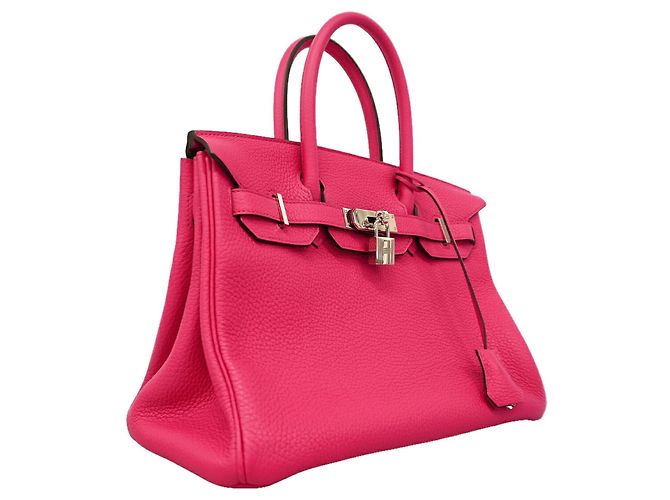Hermès Sac à main Hermes Birkin 30 en Rose Shocking - vue 2
