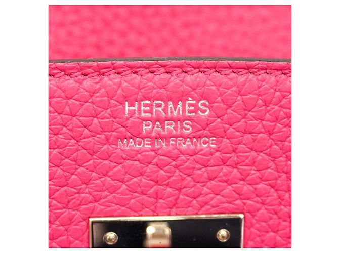 Hermès Sac à main Hermes Birkin 30 en Rose Shocking - vue 5