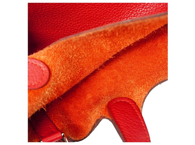 Hermès Borsa Hermes Picotin Lock PM Rosso - vista 11