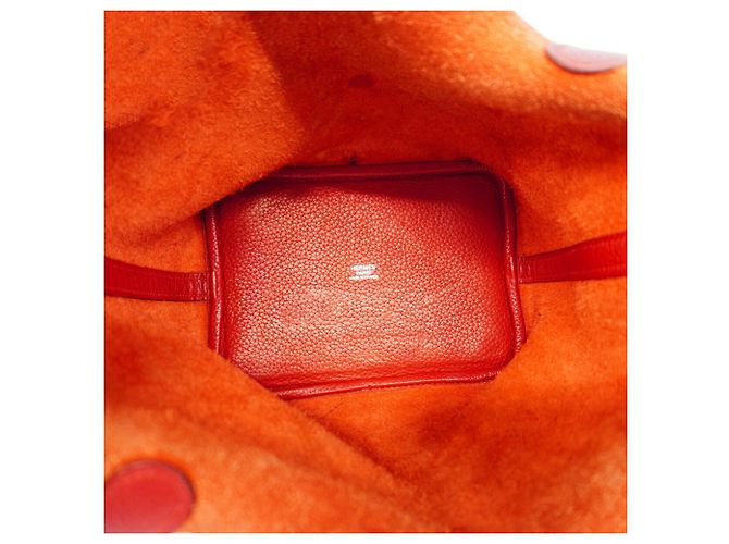 Hermès Borsa Hermes Picotin Lock PM Rosso - vista 5