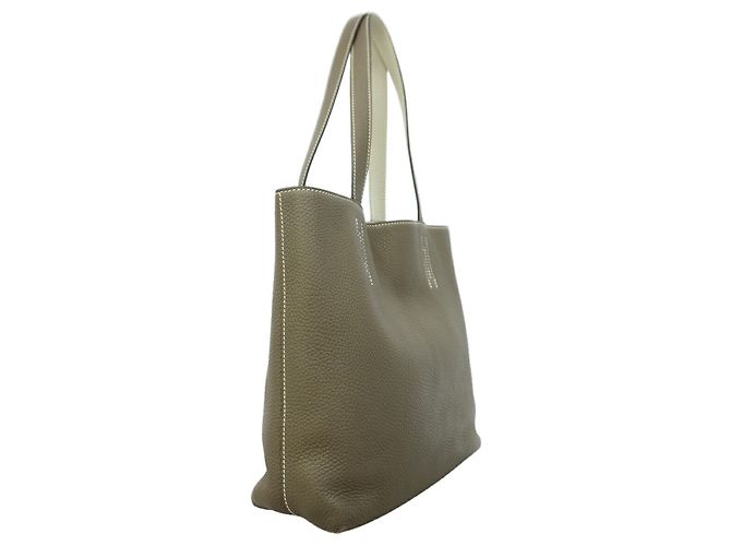 Hermès Hermes Double Sens 28 Tote Bag Taupe - view 2