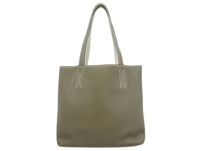 Hermès Hermes Double Sens 28 Tote Bag Taupe - view 9