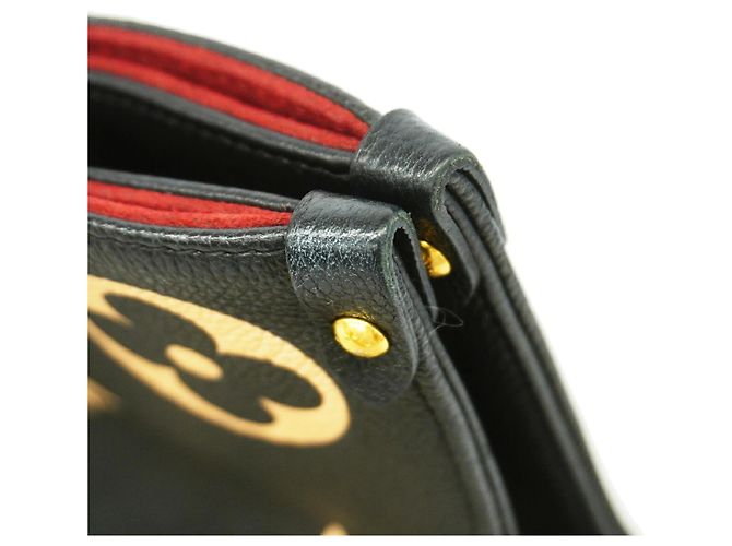 Borsa Tote Louis Vuitton Monogram Empreinte Bicolor OnTheGo MM Nero Beige - vista 8