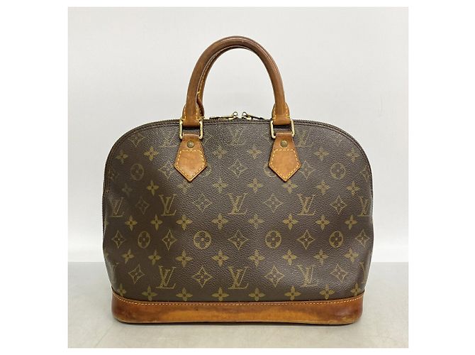 Louis Vuitton Alma Monogram Handtasche Braun - Ansicht 10