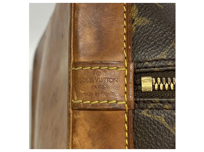 Louis Vuitton Alma Monogram Handtasche Braun - Ansicht 5