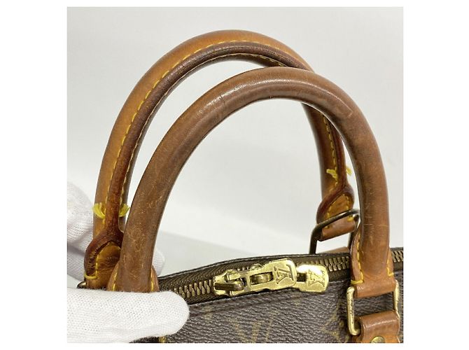 Louis Vuitton Alma Monogram Handtasche Braun - Ansicht 6