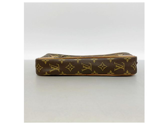 Borsa a pochette Louis Vuitton Monogram Marly Dragonne GM Marrone - vista 3