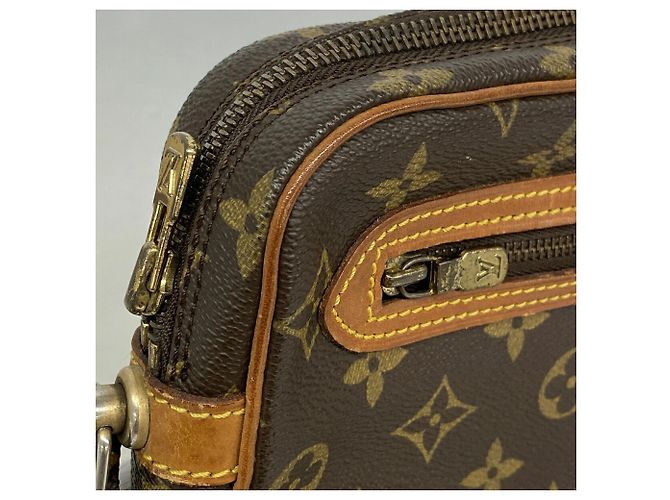 Borsa a pochette Louis Vuitton Monogram Marly Dragonne GM Marrone - vista 7