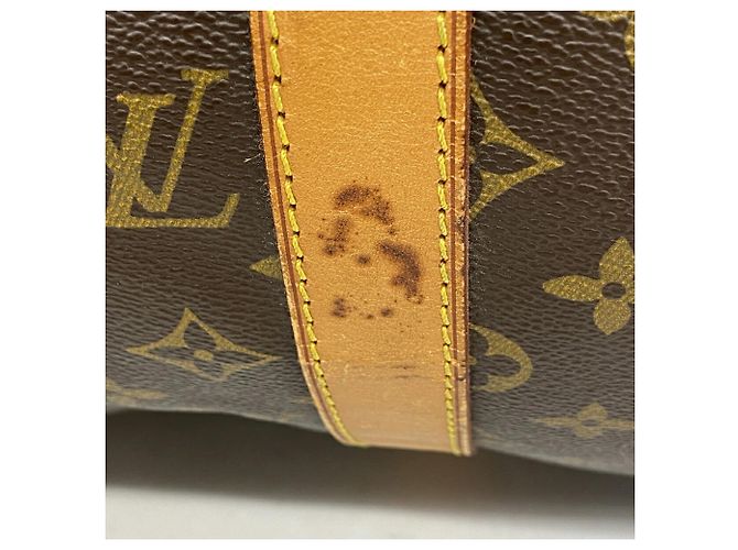 Bolsa Louis Vuitton Boston Monogram Keepall 50 Marrom - vista 10