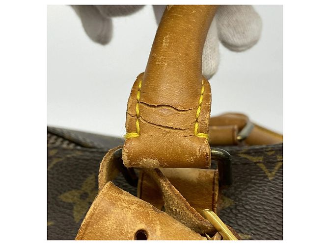 Bolsa Louis Vuitton Boston Monogram Keepall 50 Marrom - vista 6