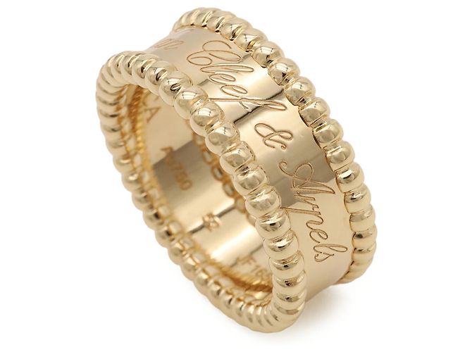 Anello Perlée Signature Van Cleef & Arpels D'oro - vista 3
