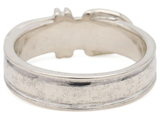 Ring Hermès Anello Hermes Motivo Cintura Argento - vista 4