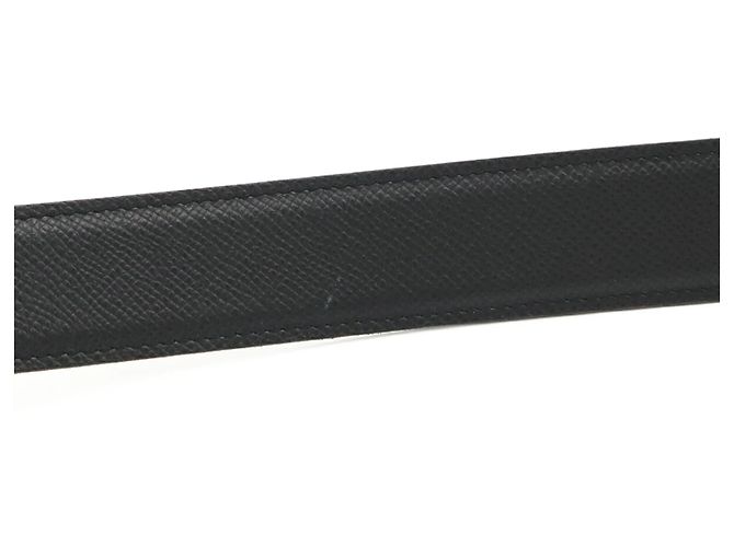 Hermès Hermes H-Gürtel mit reversiblem H-Schnalle Schwarz Hellbraun - Ansicht 6