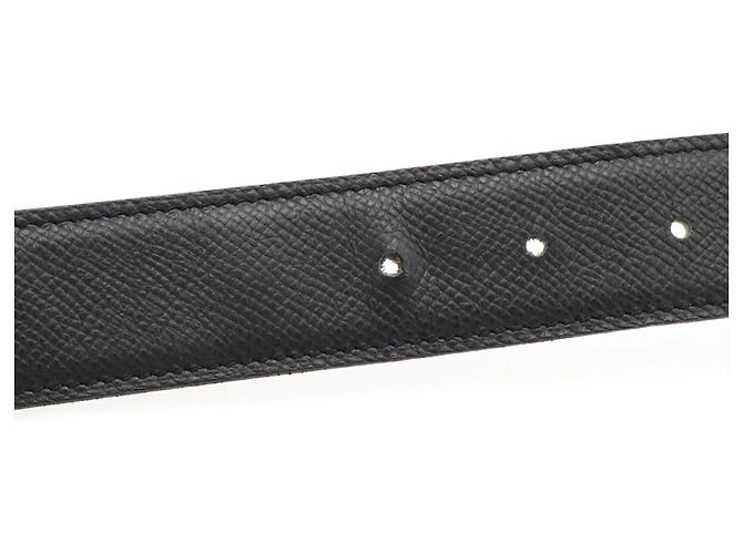 Hermès Hermes H-Gürtel mit reversiblem H-Schnalle Schwarz Hellbraun - Ansicht 7