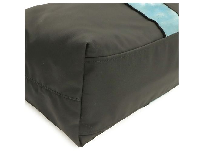 Bolso Tote Prada de velur con motivo de cinturón - vista 4