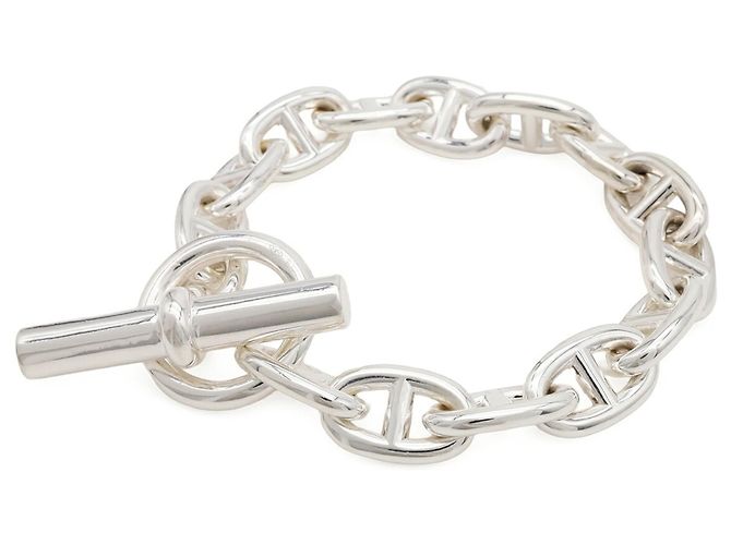 Hermès Pulseira de Berloques Hermes Chaine d'Ancre MM Silver Prata - vista 2