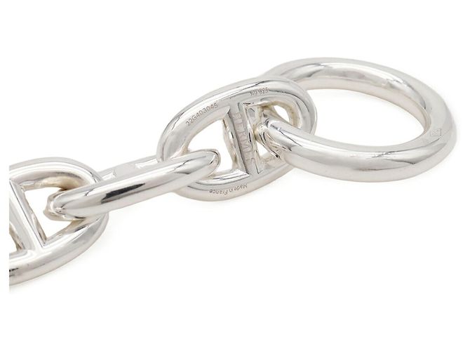Hermès Pulseira de Berloques Hermes Chaine d'Ancre MM Silver Prata - vista 4
