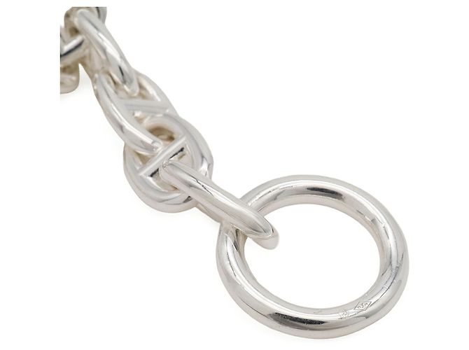 Hermès Pulseira de Berloques Hermes Chaine d'Ancre MM Silver Prata - vista 5