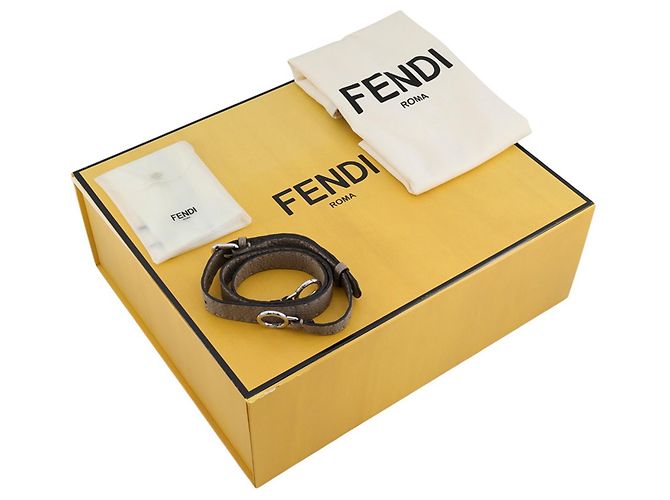 Borsa a mano in pelle Fendi Selleria Peekaboo - vista 18