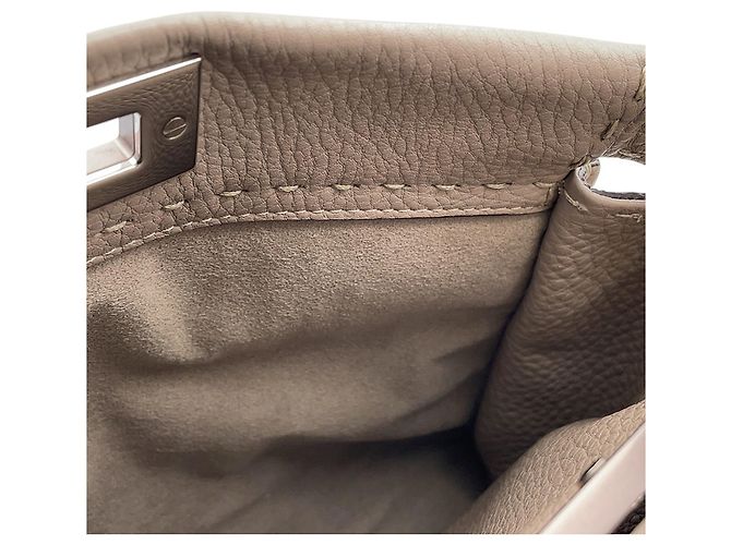 Borsa a mano in pelle Fendi Selleria Peekaboo - vista 7