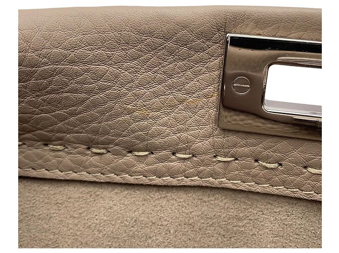 Borsa a mano in pelle Fendi Selleria Peekaboo - vista 8