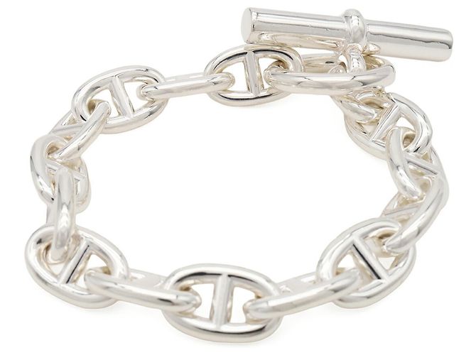 Hermès Pulsera Hermes Chaine d'Ancre MM Plata - vista 3