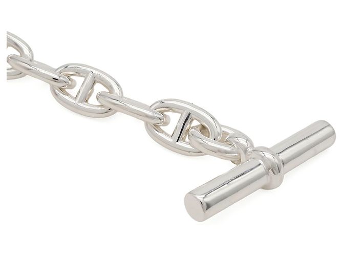 Hermès Pulsera Hermes Chaine d'Ancre MM Plata - vista 6