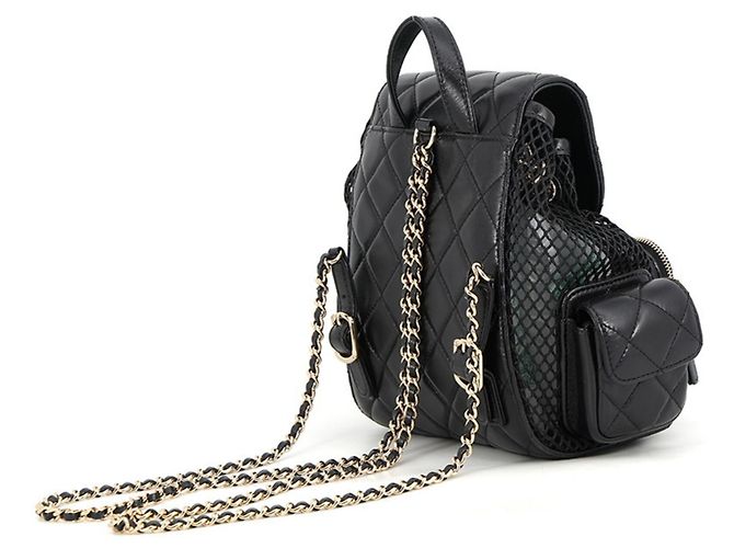 Zaino Chanel Matelassé Black Nero - vista 2