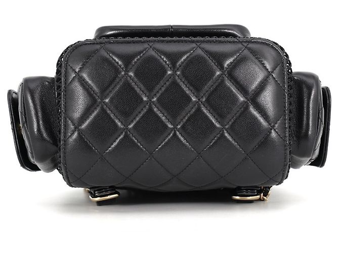 Zaino Chanel Matelassé Black Nero - vista 3