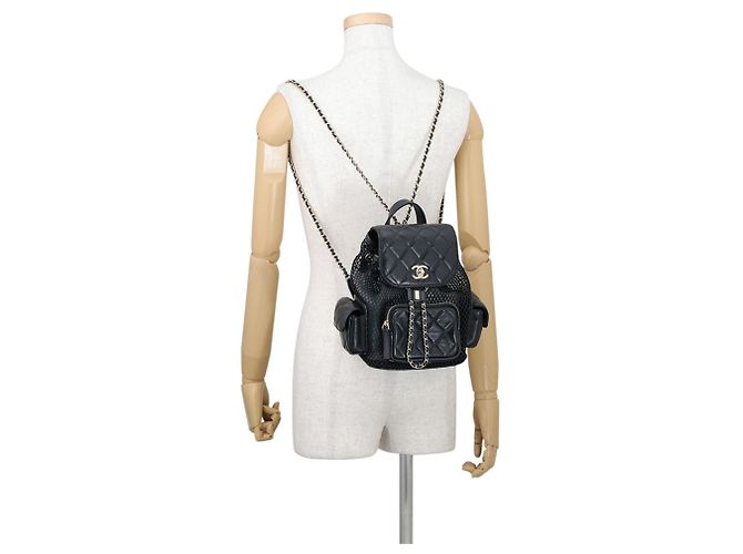 Zaino Chanel Matelassé Black Nero - vista 4