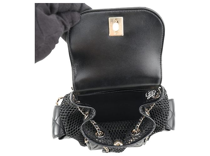 Zaino Chanel Matelassé Black Nero - vista 5