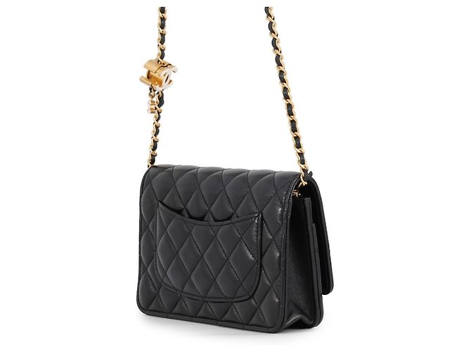 Cartera con cadena Chanel Matelassé Negro - vista 2