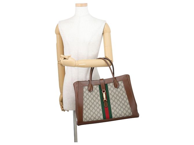 Bolso Tote Gucci Jackie 1961 GG Supreme Large - vista 4