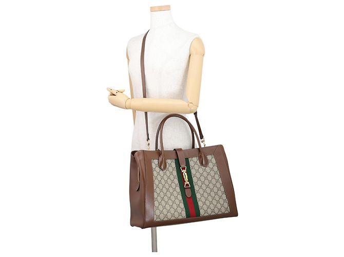 Bolso Tote Gucci Jackie 1961 GG Supreme Large - vista 5