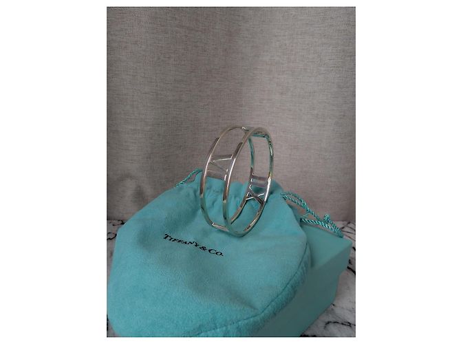 Tiffany & Co. Bracciale Rigido Open Atlas Argento Sterling 925, Medium - vista 3