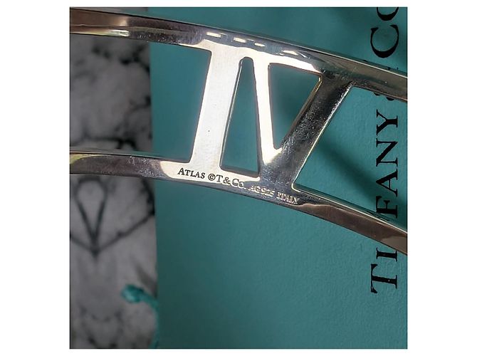 Tiffany & Co. Bracciale Rigido Open Atlas Argento Sterling 925, Medium - vista 4