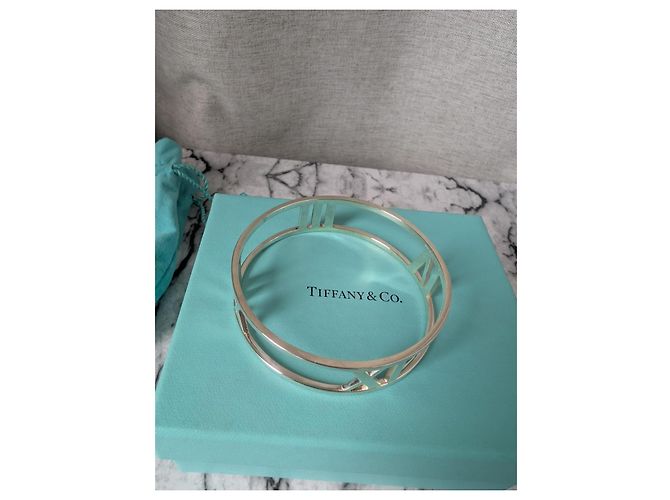 Tiffany & Co. Bracciale Rigido Open Atlas Argento Sterling 925, Medium - vista 6