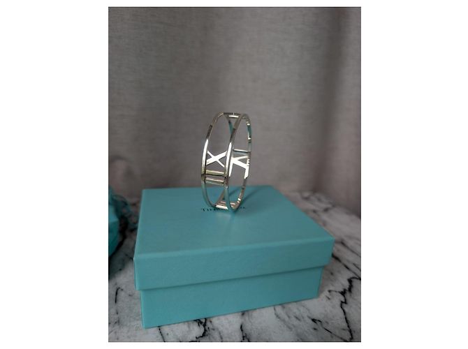 Tiffany & Co. Bracciale Rigido Open Atlas Argento Sterling 925, Medium - vista 9
