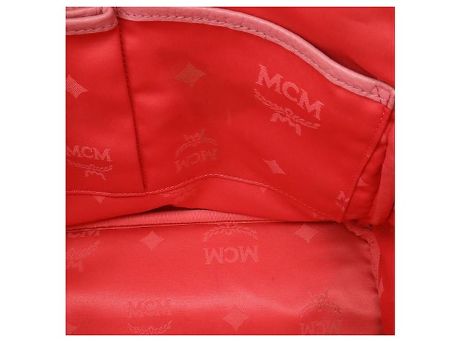 Mochila MCM Studded Leather Black Negro - vista 8